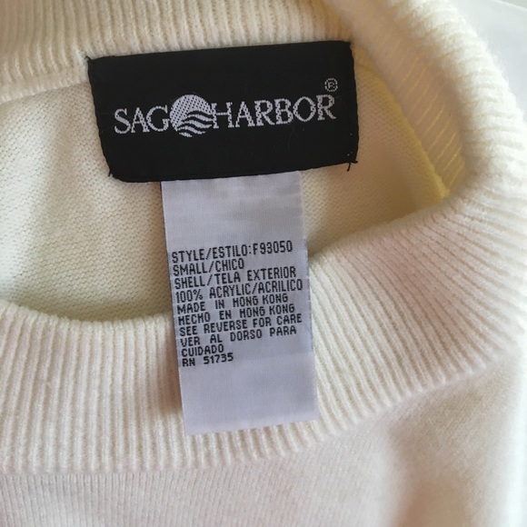 Sag Harbor Long Sleeve Chico Sweater - Size: M - Picture 5 of 7